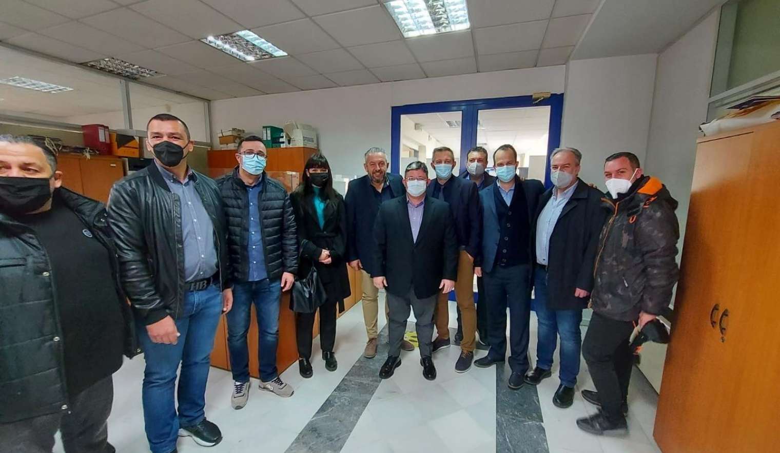 Ευχές με τους εργαζόμενους του Δήμου αντάλλαξαν ο Δήμαρχος Αχαρνών και μέλη της Δημοτικής Αρχής